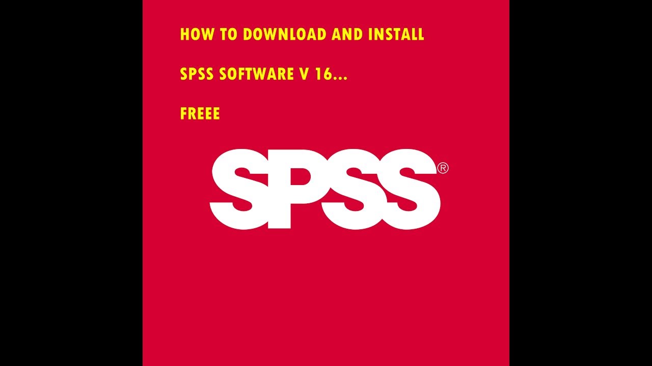 Download aplikasi spss 16.0 free